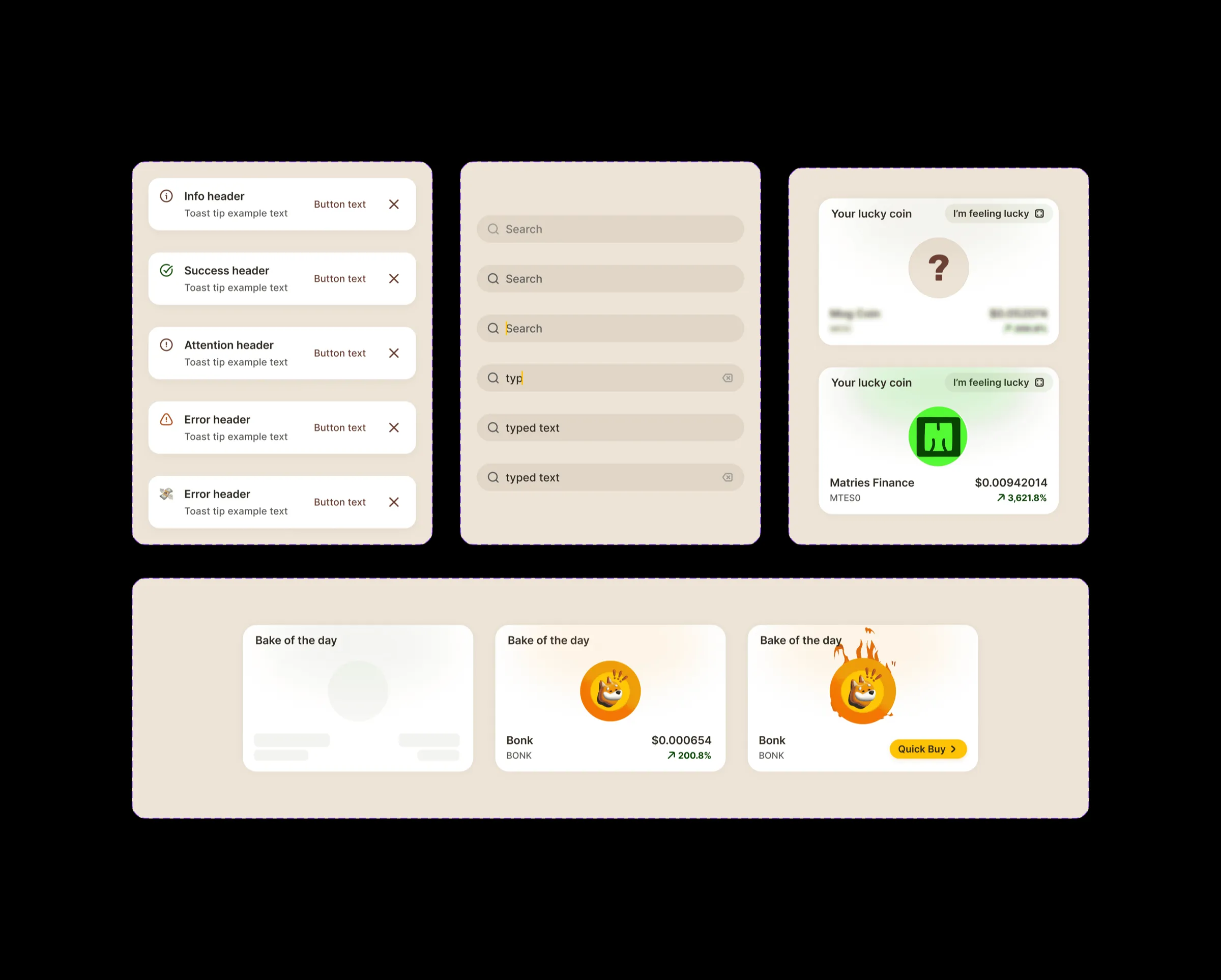 BREAD wireframes and prototypes